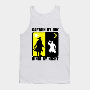 Captain by Day, Ninja by Night Tank Top